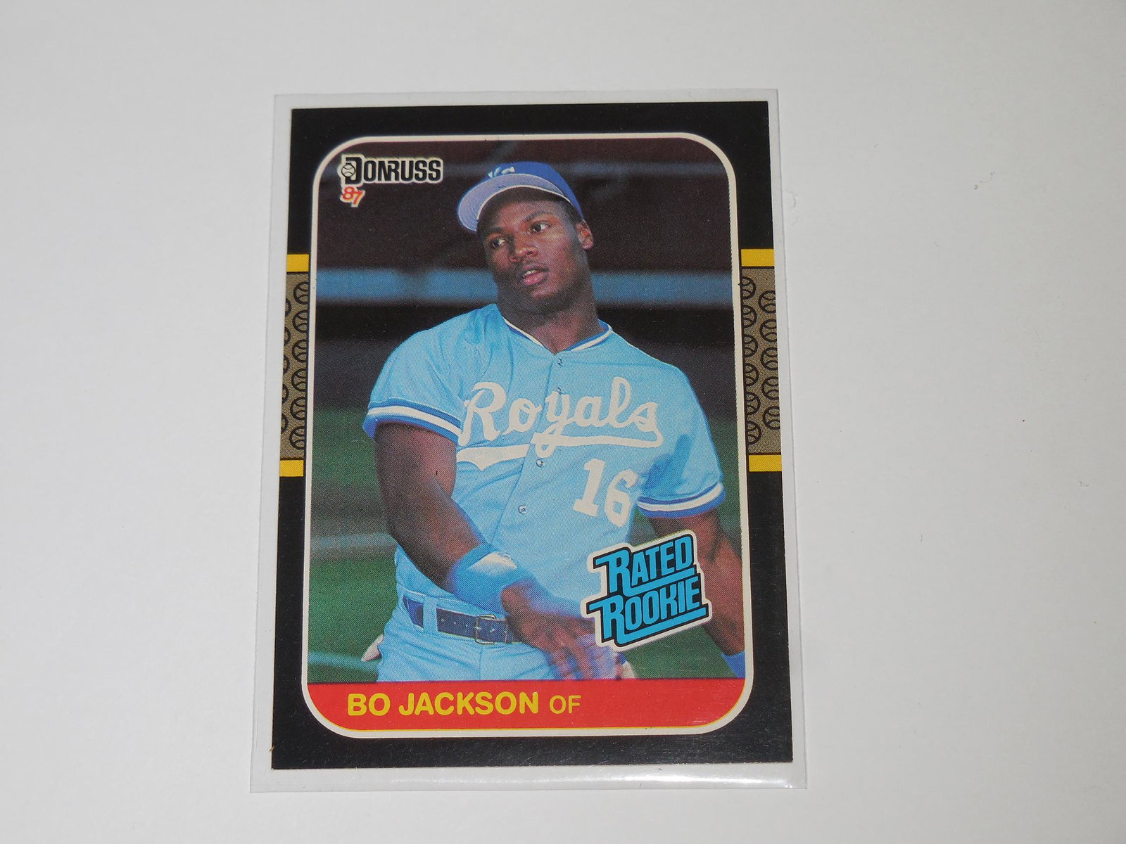 1987 DONRUSS #35 BO JACKSON RATED ROOKIE CARD ROYALS (1 of 2)