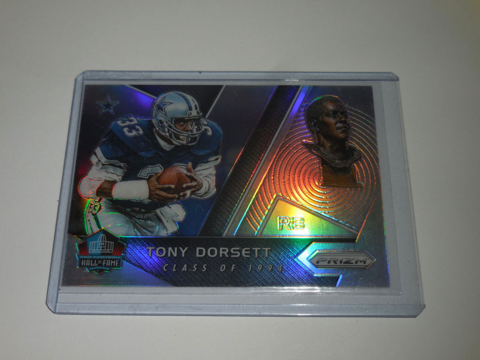 2017 PRIZM TONY DORSETT HALL OF FAME SILVER PRIZM (1 of 2)