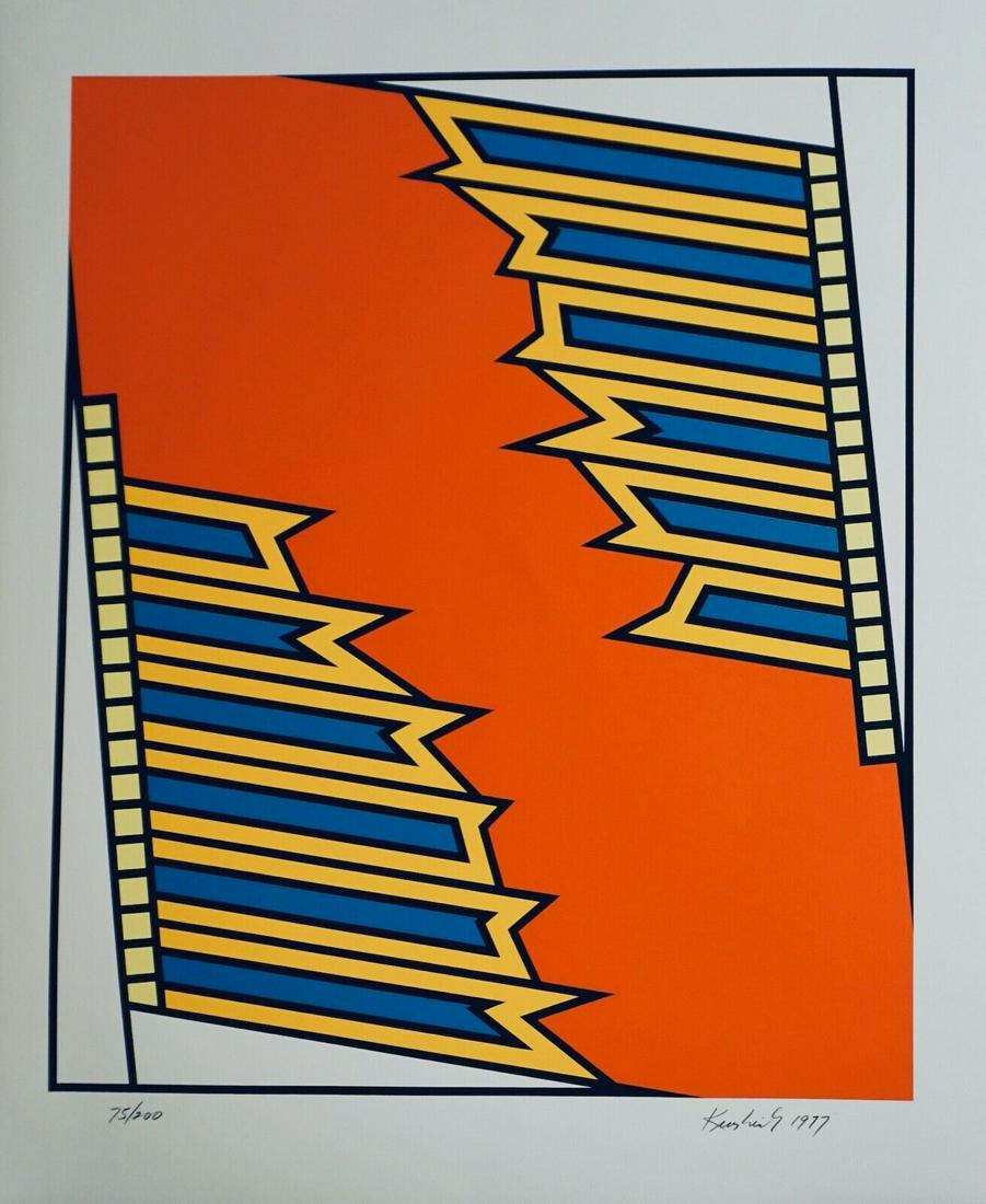 Nicholas Krushenick: Silver Liner (1 of 2)