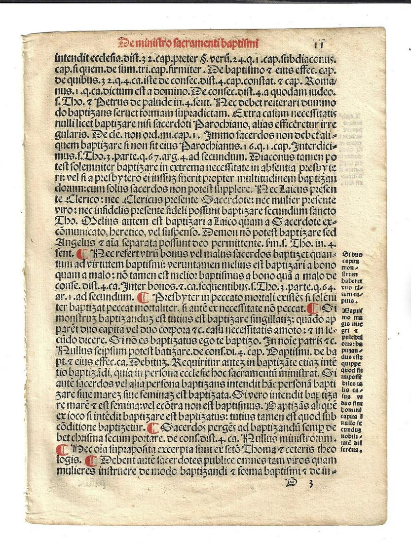 1567 Catholic Ritual Leaf Baptism (1 of 2)