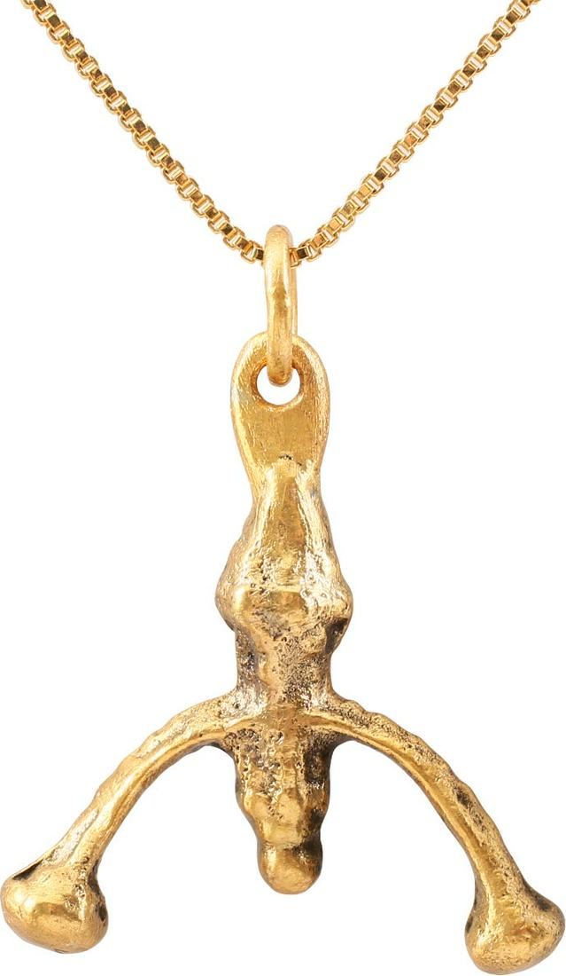 VIKING LUNAR PENDANT, 9th-10th CENTURY (1 of 3)