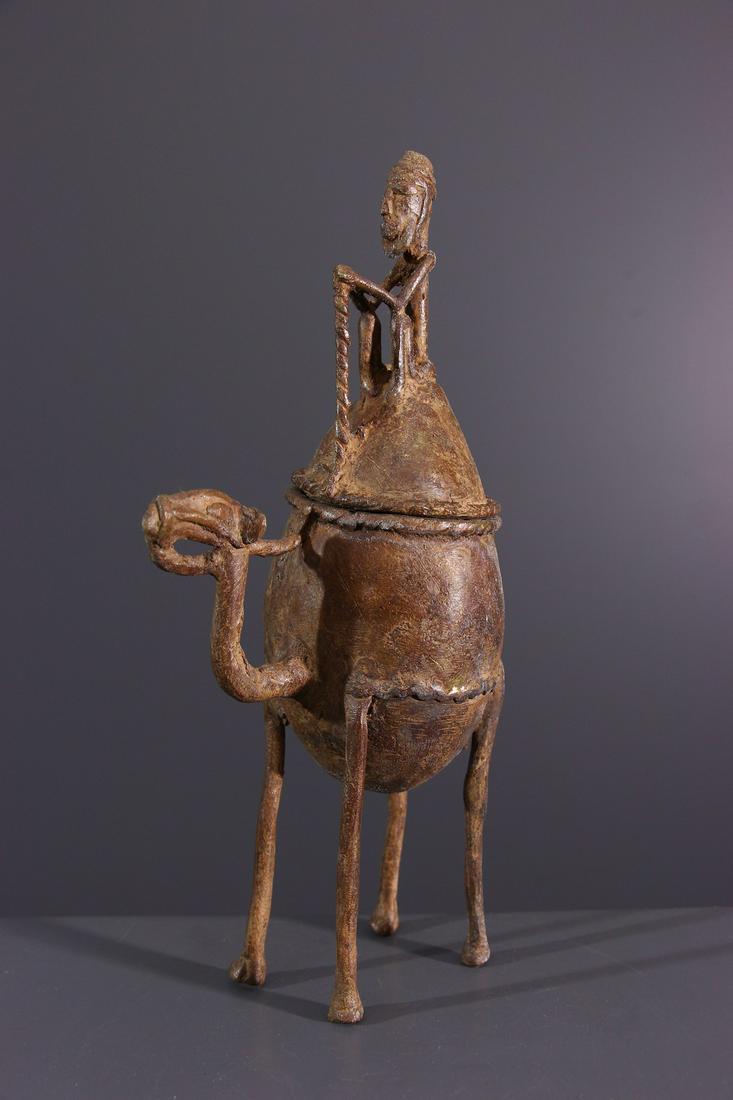 Bronze Dogon Box - Mali- African Art Tribal Art (1 of 10)