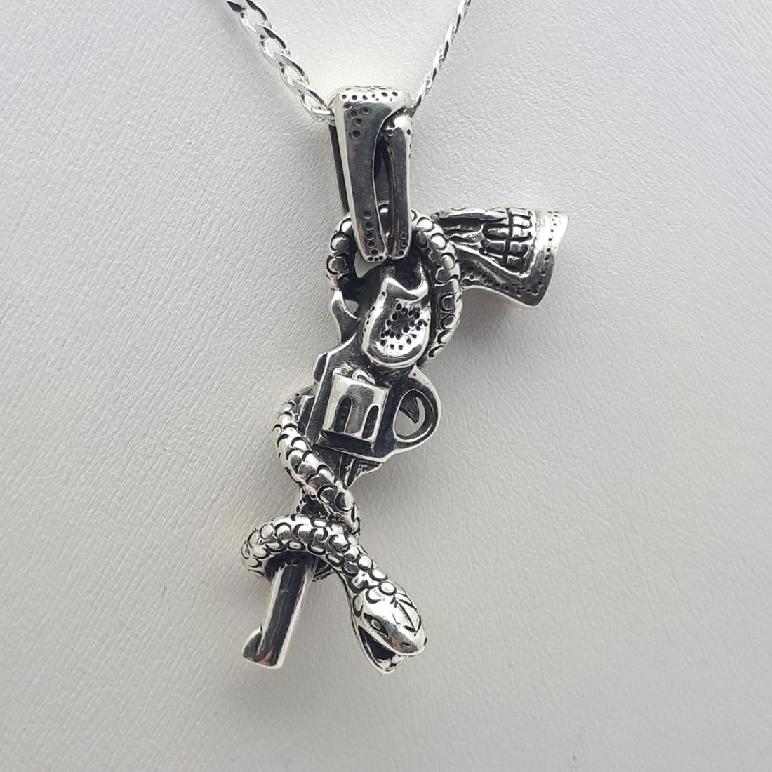 925 Sterling Silver - Necklace & Pendant Set (1 of 6)