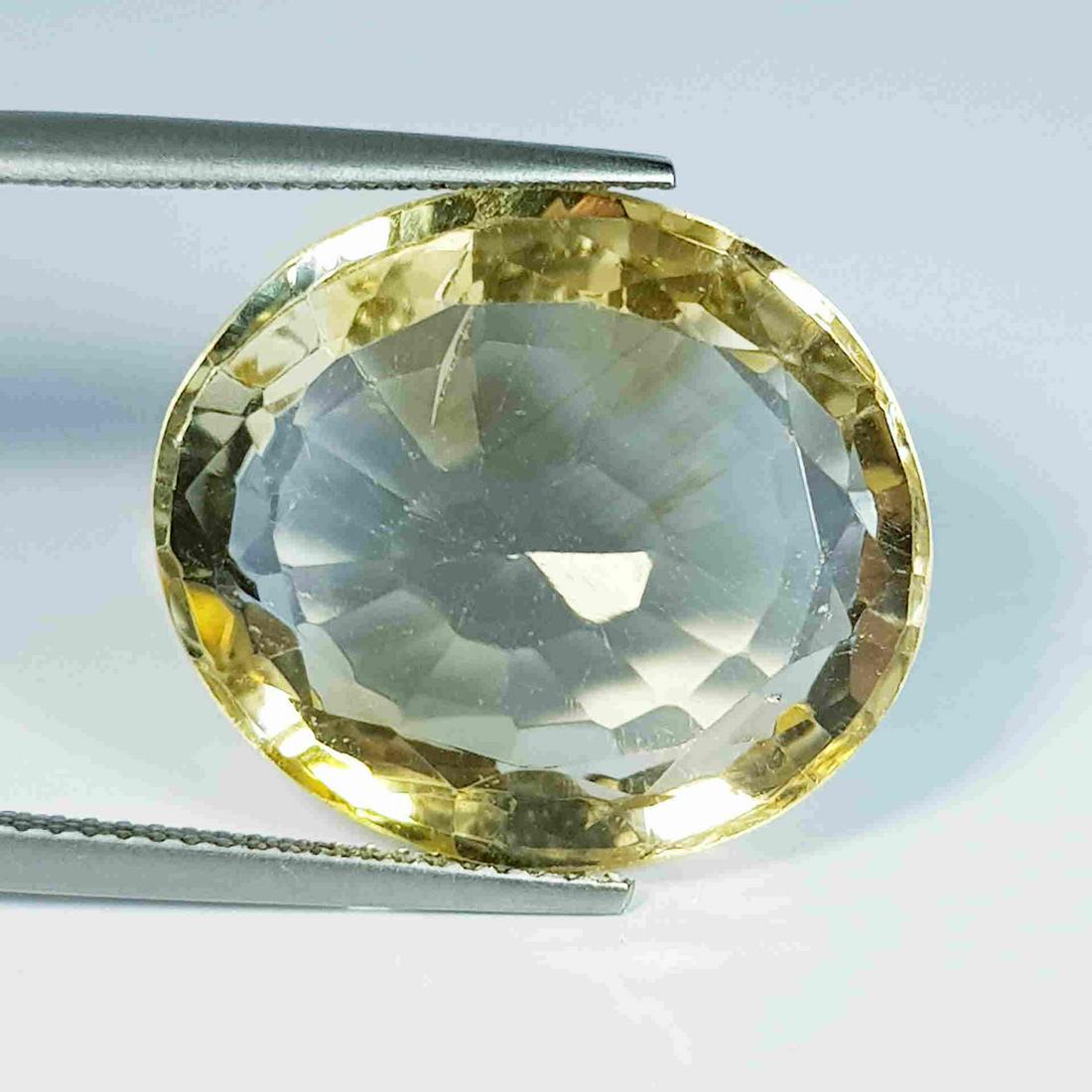 24.08 Ct Natural Citrine Oval Cut (1 of 5)