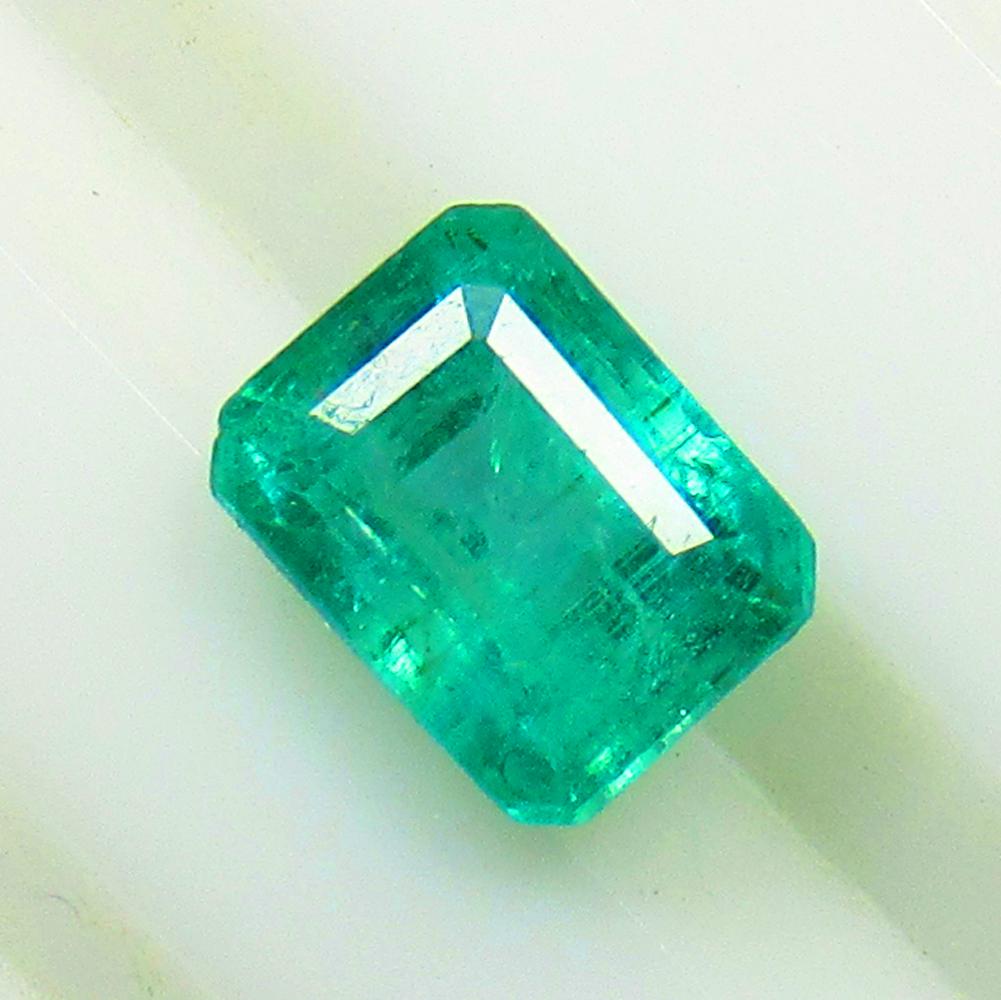 1.20 Ct Natural Zambian Emerald Octagon Cut (1 of 2)
