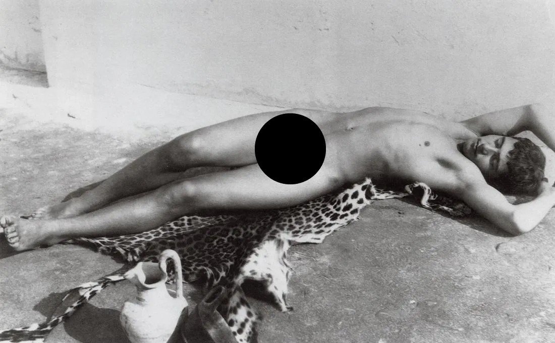 BARON WILHELM VON GLOEDEN - Untitled: Artist: Baron Wilhelm Von Gloeden Title: Untitled Medium: Photo Litho, 1990, Hong Kong Dimensions: 8.6x5.35" Description: Heat Wax Mounted on 8.5x11" Conservation Board Artist Bio: Baron Wilhelm von G