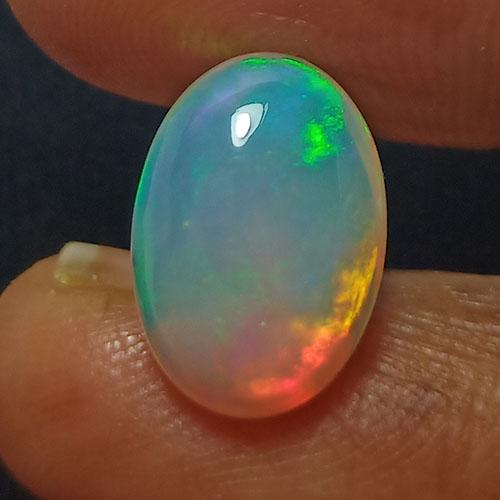2.90 Cts Exclusive ! Natural Ethiopian Welo Opal Oval (1 of 5)