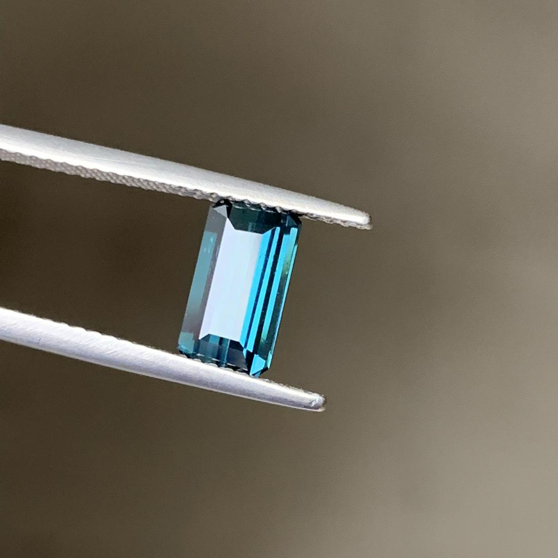 Tourmaline, 1.59 Cts Natural Color & Emerald Cut (1 of 5)