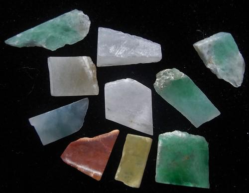 3.46 GRAM SET OF 10 GENUINE BURMESE JADEITE JADE (1 of 6)