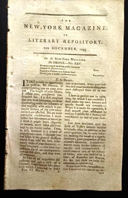 1795 Magazine George Washington Address to Congress (1 of 4)