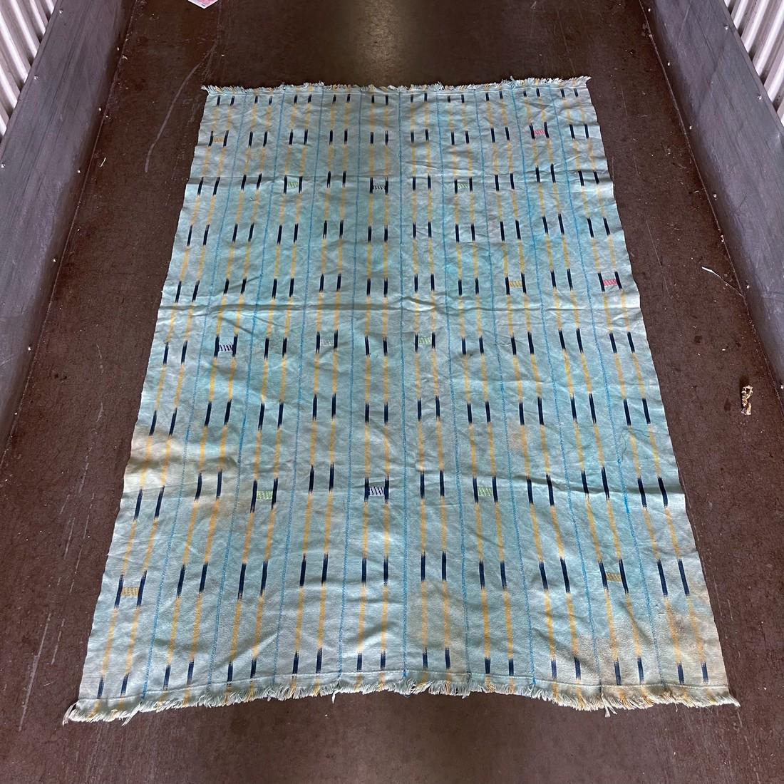 Indigo Cloth: Title: Indigo Cloth Date/Period: 19th Century Dimension: 63in x 39.5in Origin:Burkina Faso, Africa Reserve: $45.00 Shipping: Domestic: Flat-rate of $10.00 to anywhere within the contiguous U.S. Intern