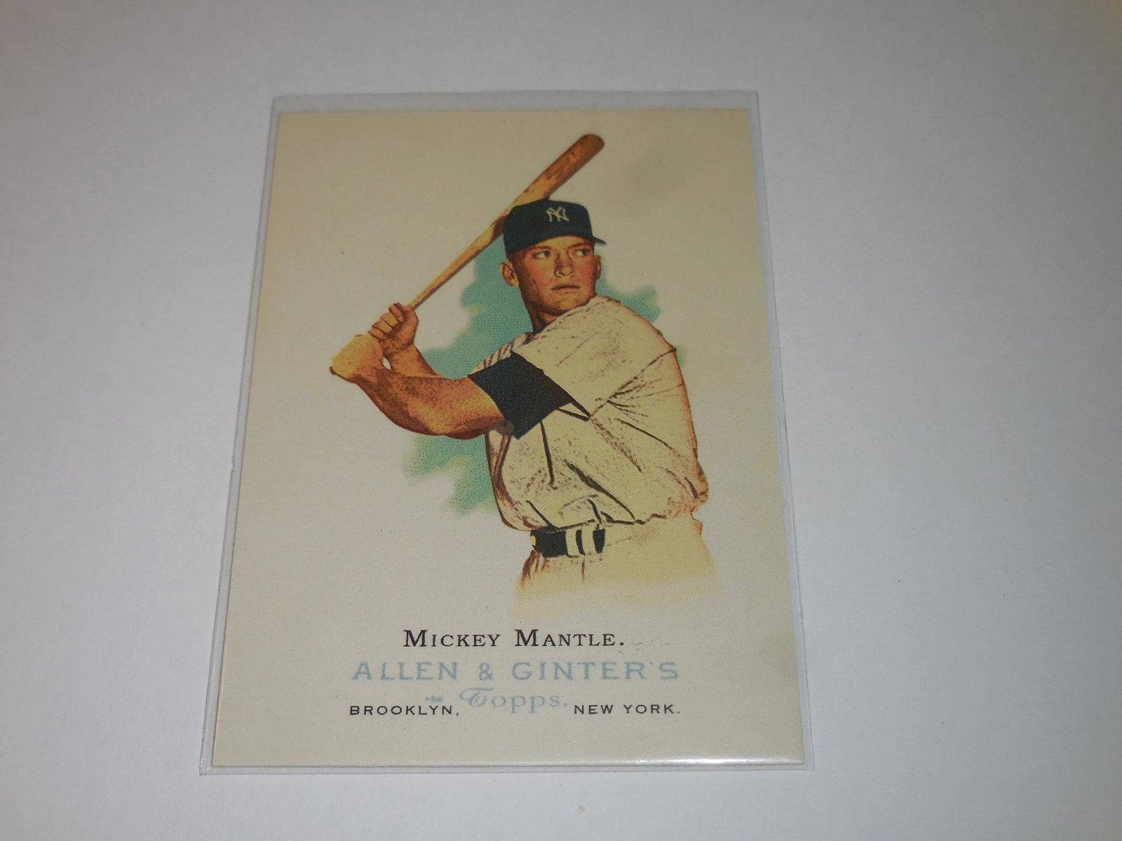 2006 TOPPS ALLEN GINTER #275 MICKEY MANTLE YANKEES (1 of 2)