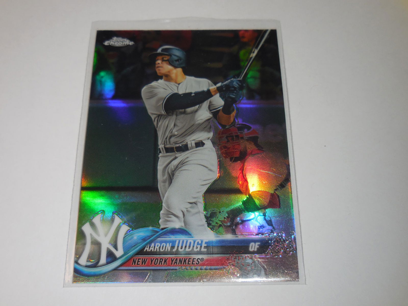 2018 TOPPS CHROME AARON JUDGE NEW YORK YANKEES (1 of 2)