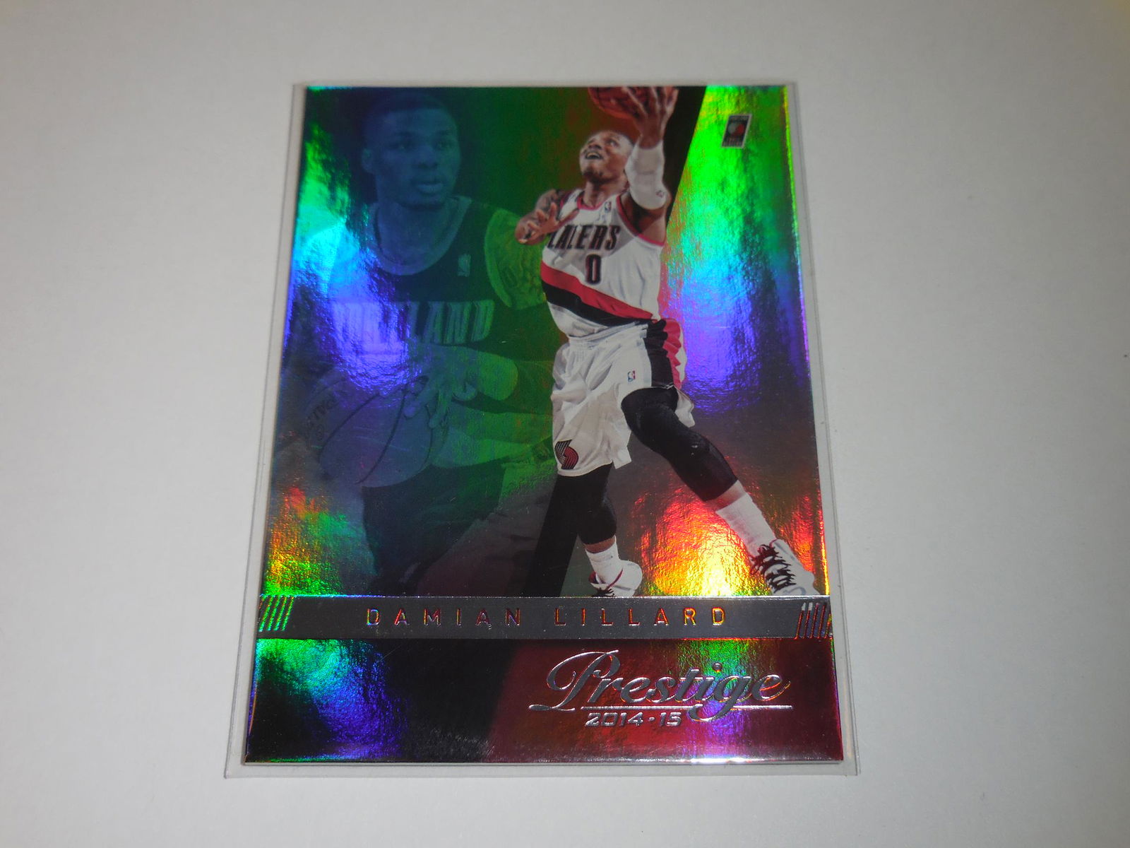 2014-15 PANINI PRESTIGE DAMIAN LILLARD SILVER HOLO (1 of 2)