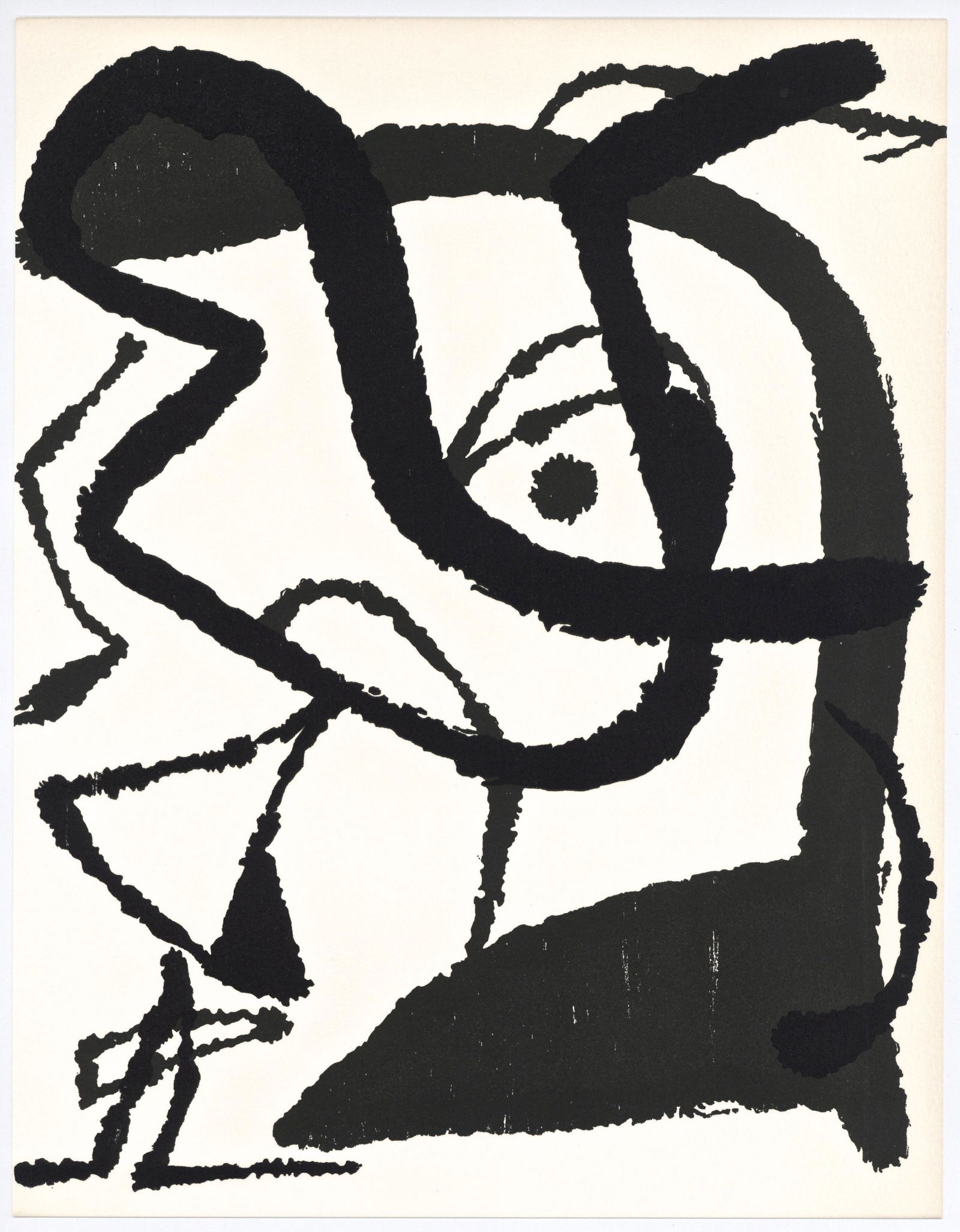 Joan Miro original woodcut (1 of 1)