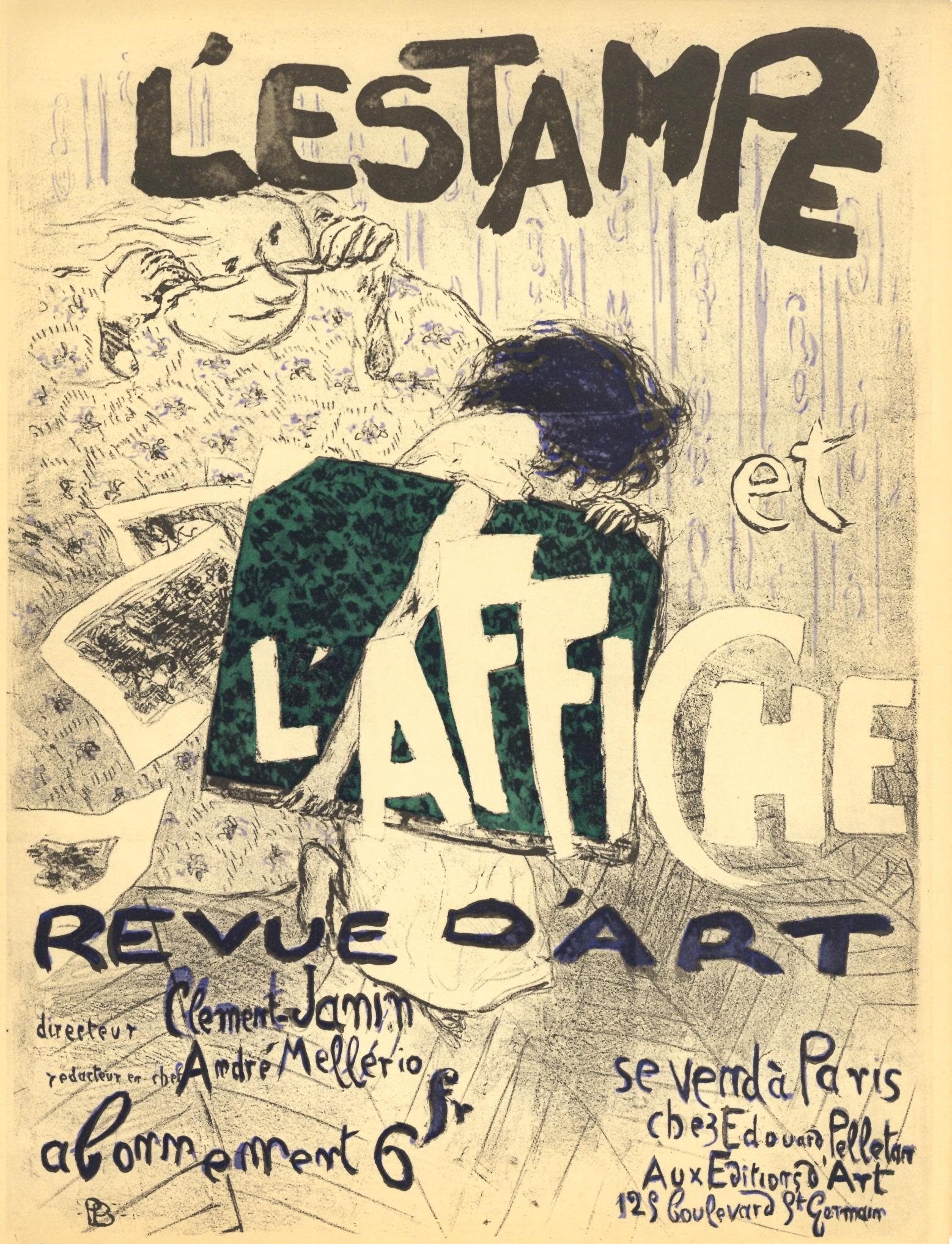 Pierre Bonnard pochoir "L'Estampe et l'Affiche" 1927 (1 of 1)
