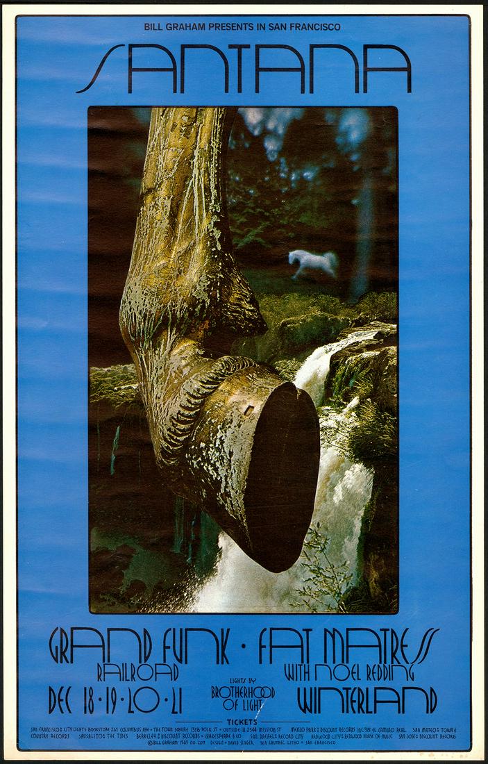 Original BG-207 Santana Poster (1 of 1)