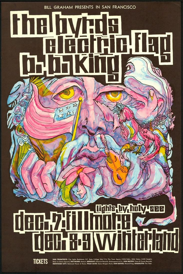 Original BG-96 Byrds Poster (1 of 1)