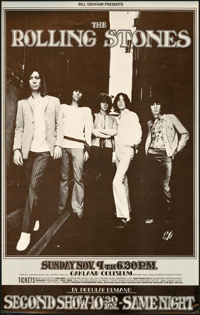 BG-201 Rolling Stones Second Print Poster (1 of 1)