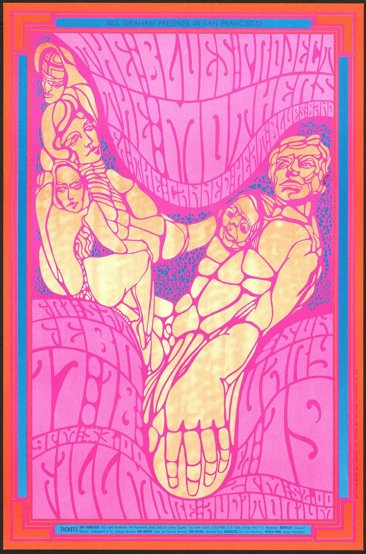 Scarce BG-50 First Print Frank Zappa Poster (1 of 1)