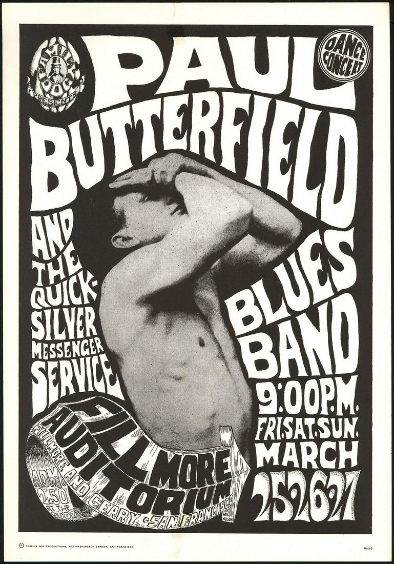 FD-3 Paul Butterfield Third Print Poster (1 of 1)