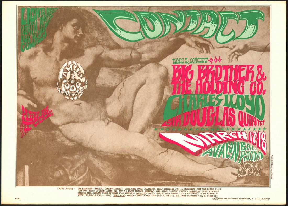 Rare First Print FD-52 Big Brother and the Holding (1 of 1)