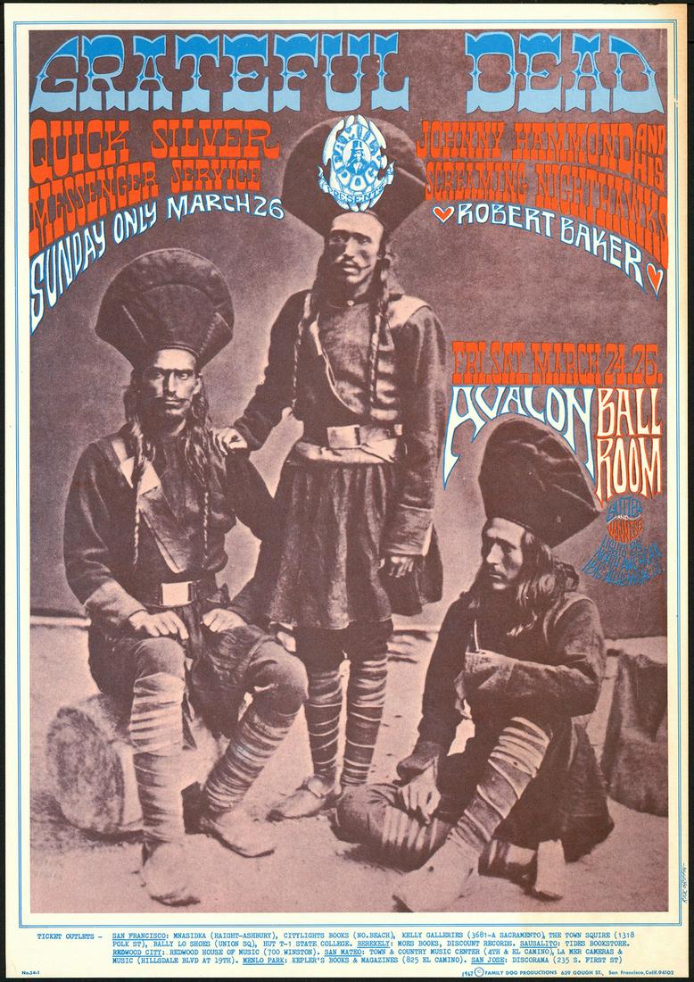 FD-54 Second Print Grateful Dead Poster (1 of 1)