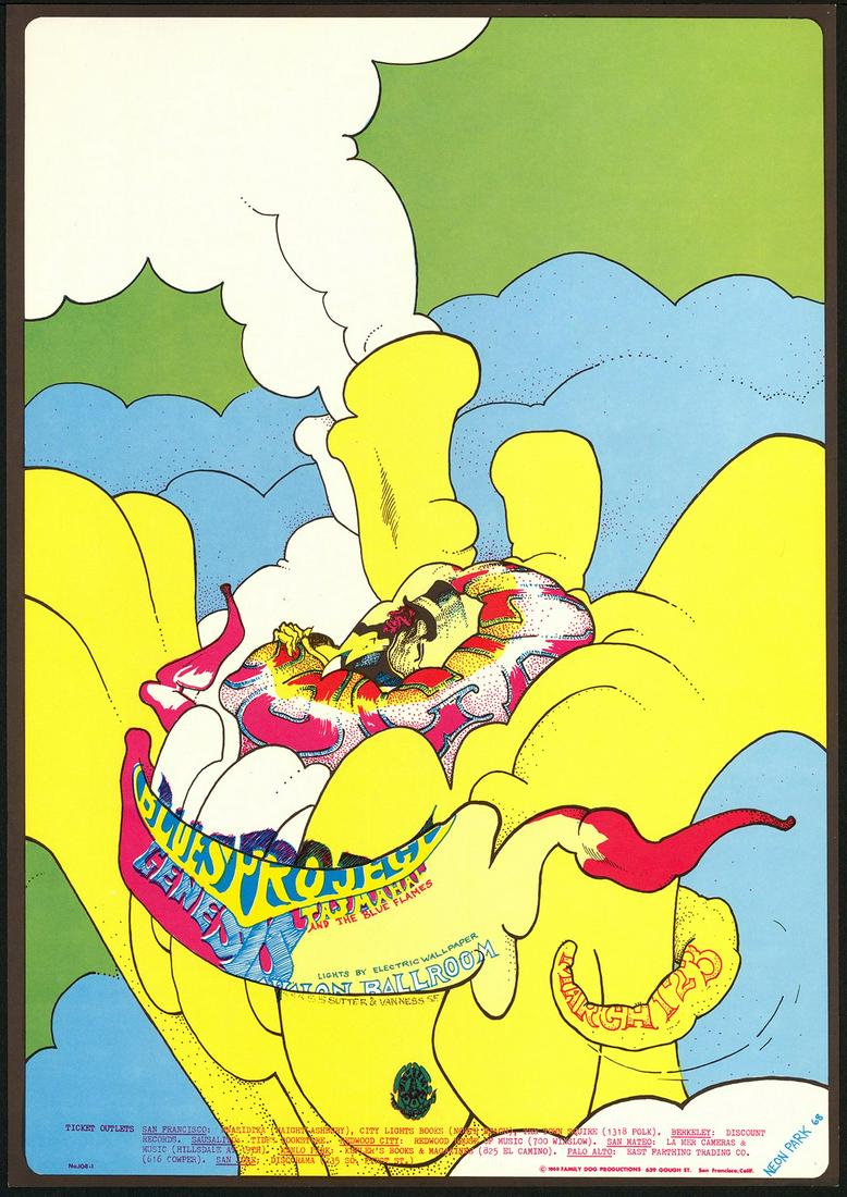Interesting FD-108 Psychedelic Poster (1 of 1)