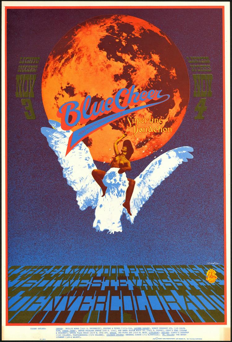 Original FDD-10 Blue Cheer Poster (1 of 1)