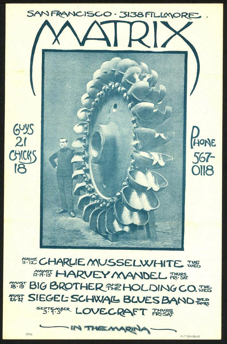 Interesting Mark Behrens Matrix Handbill! (1 of 1)