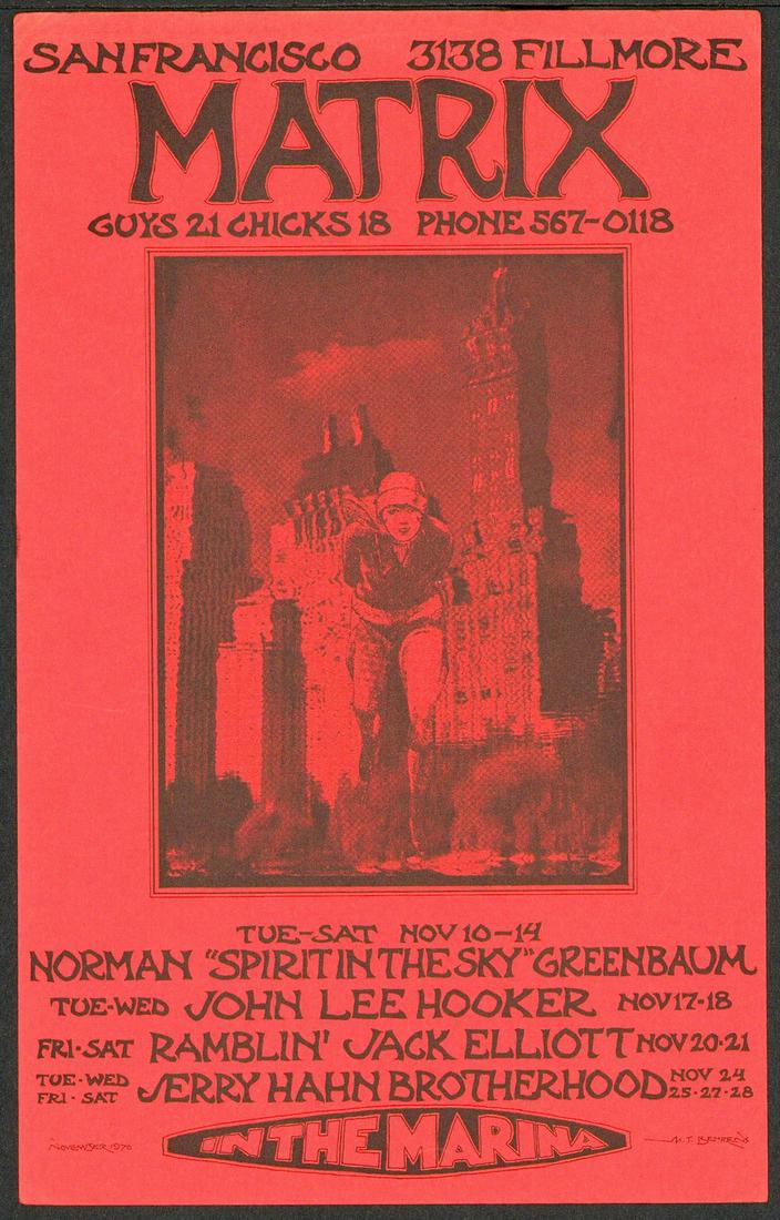 Bright Red Matrix Handbill! (1 of 1)