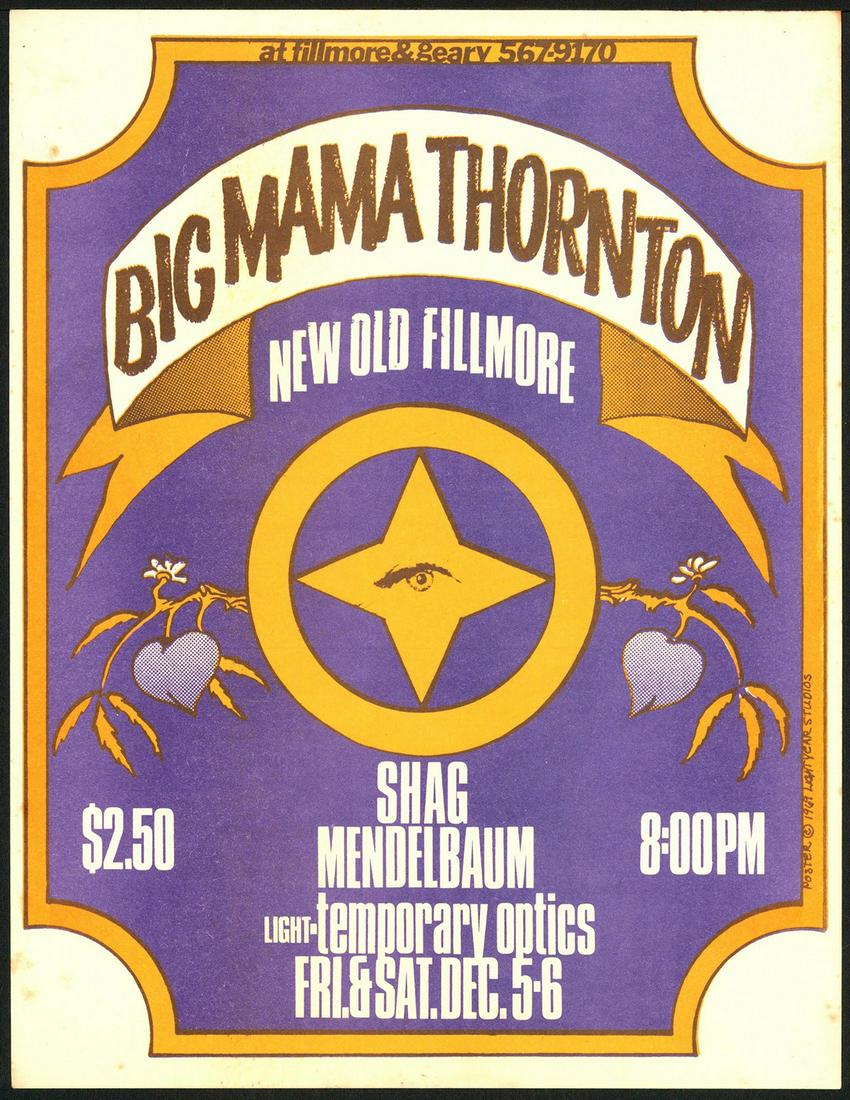 Attractive New Old Fillmore Handbill! (1 of 1)