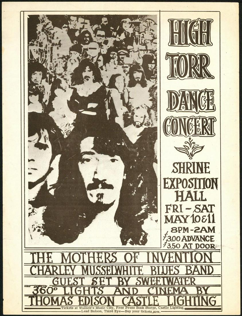 Frank Zappa Shrine Exposition Hall Handbill! (1 of 1)