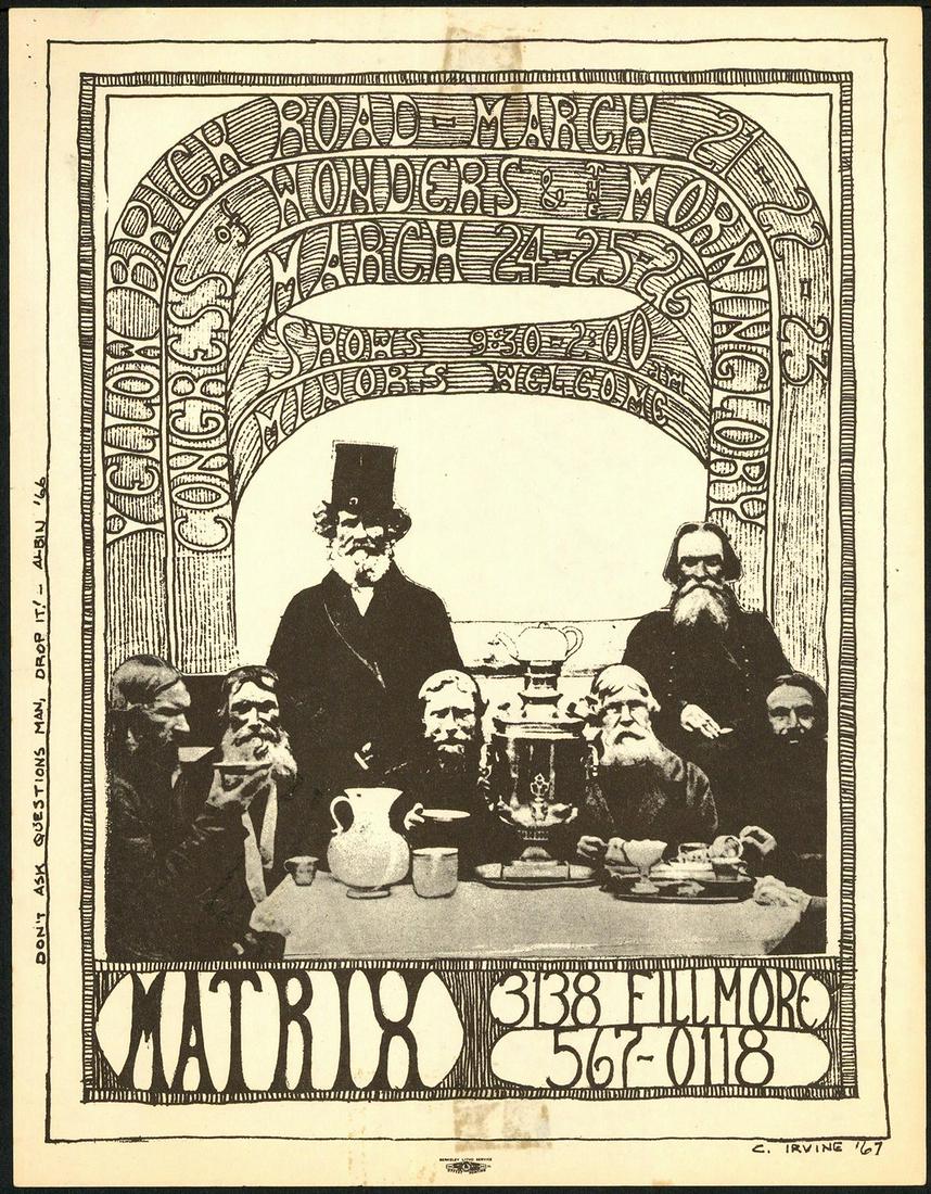 Awesome Matrix Handbill from 1967 (1 of 1)