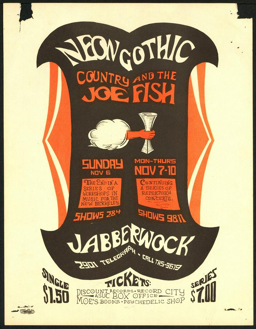 AOR 2.285 Country Joe Handbill (1 of 1)