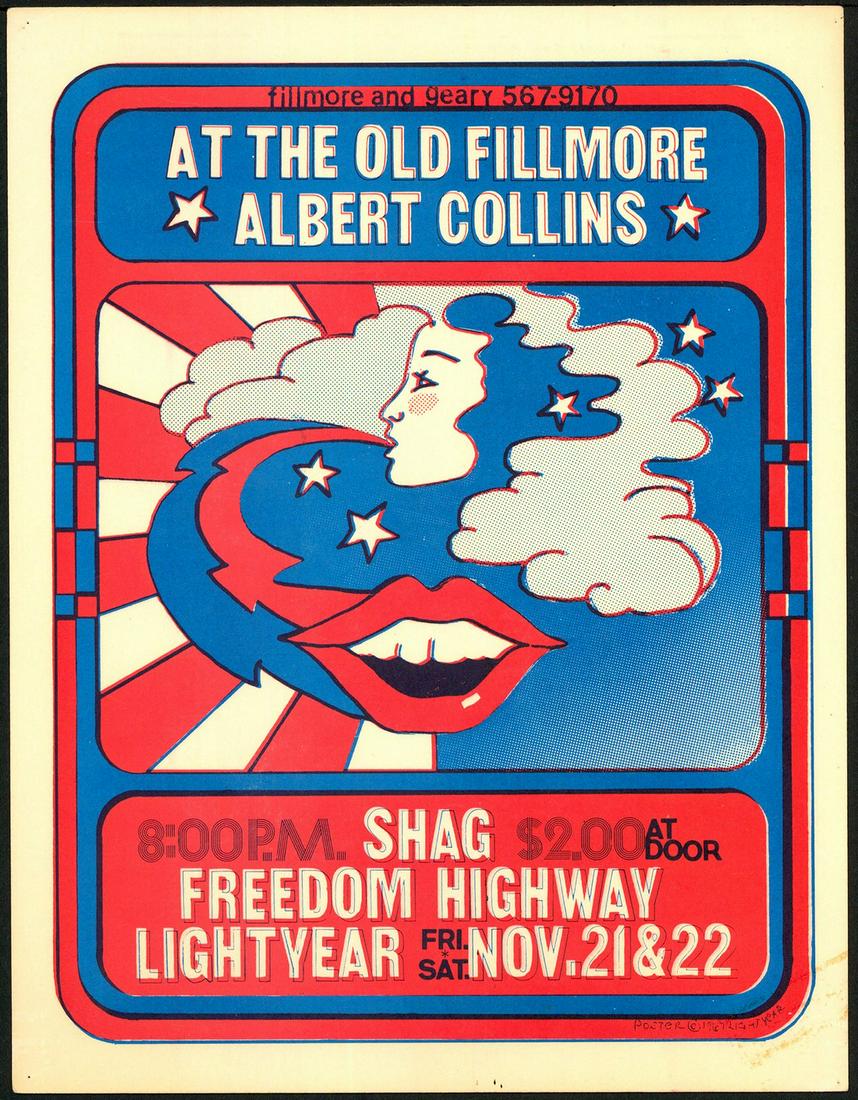 1969 Albert Collins Old Fillmore Handbill (1 of 1)
