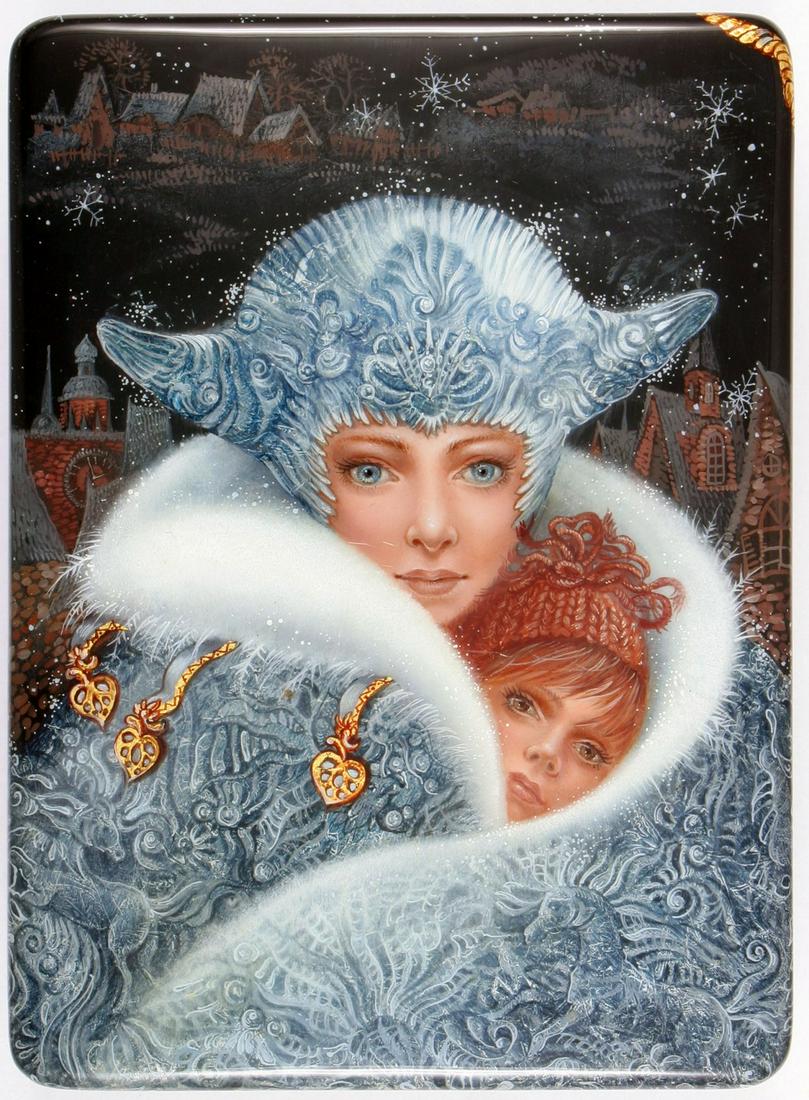 Lacquer Box, Fedoskino (1 of 3)