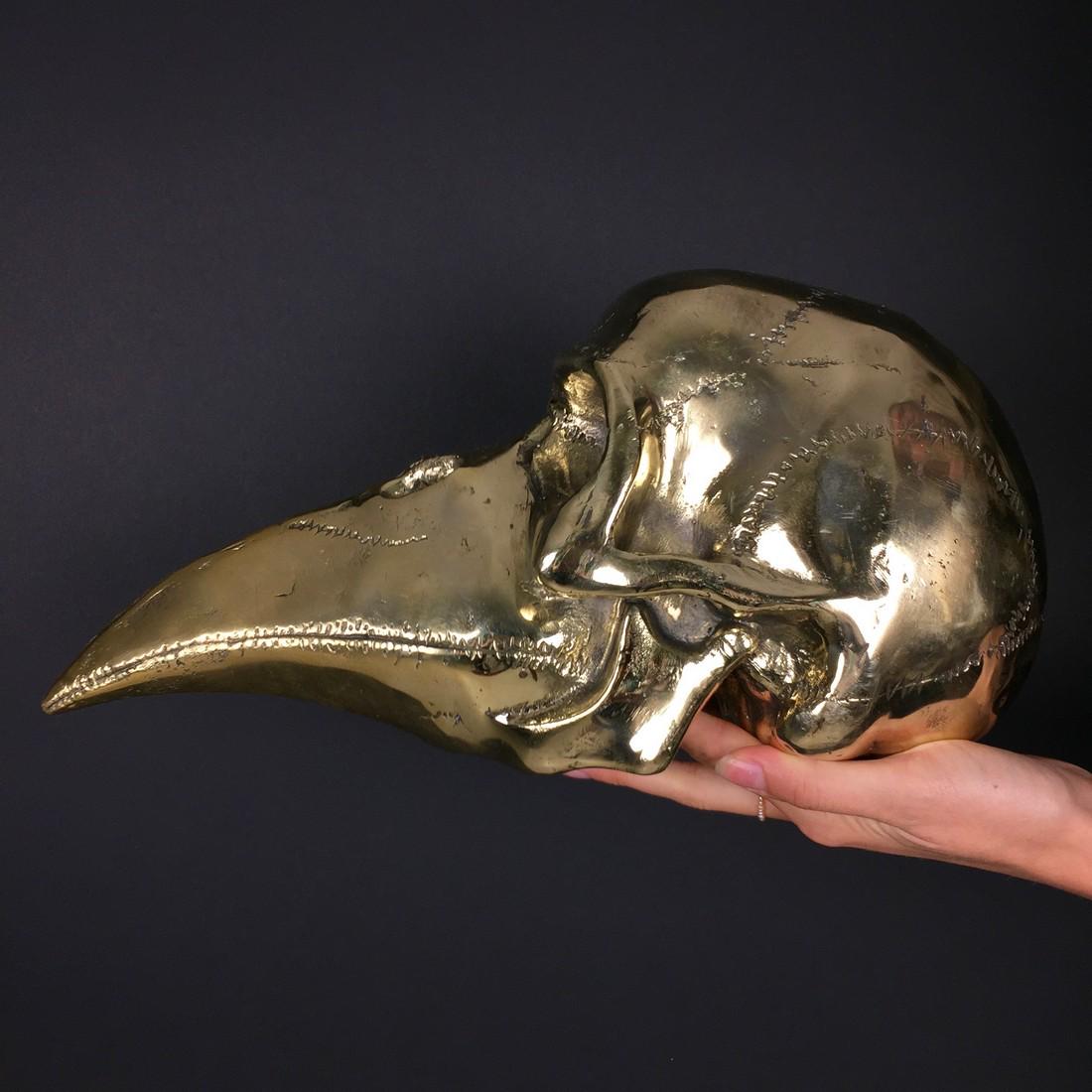 Mythical bronze beaked figure, half man half bird (1 of 10)