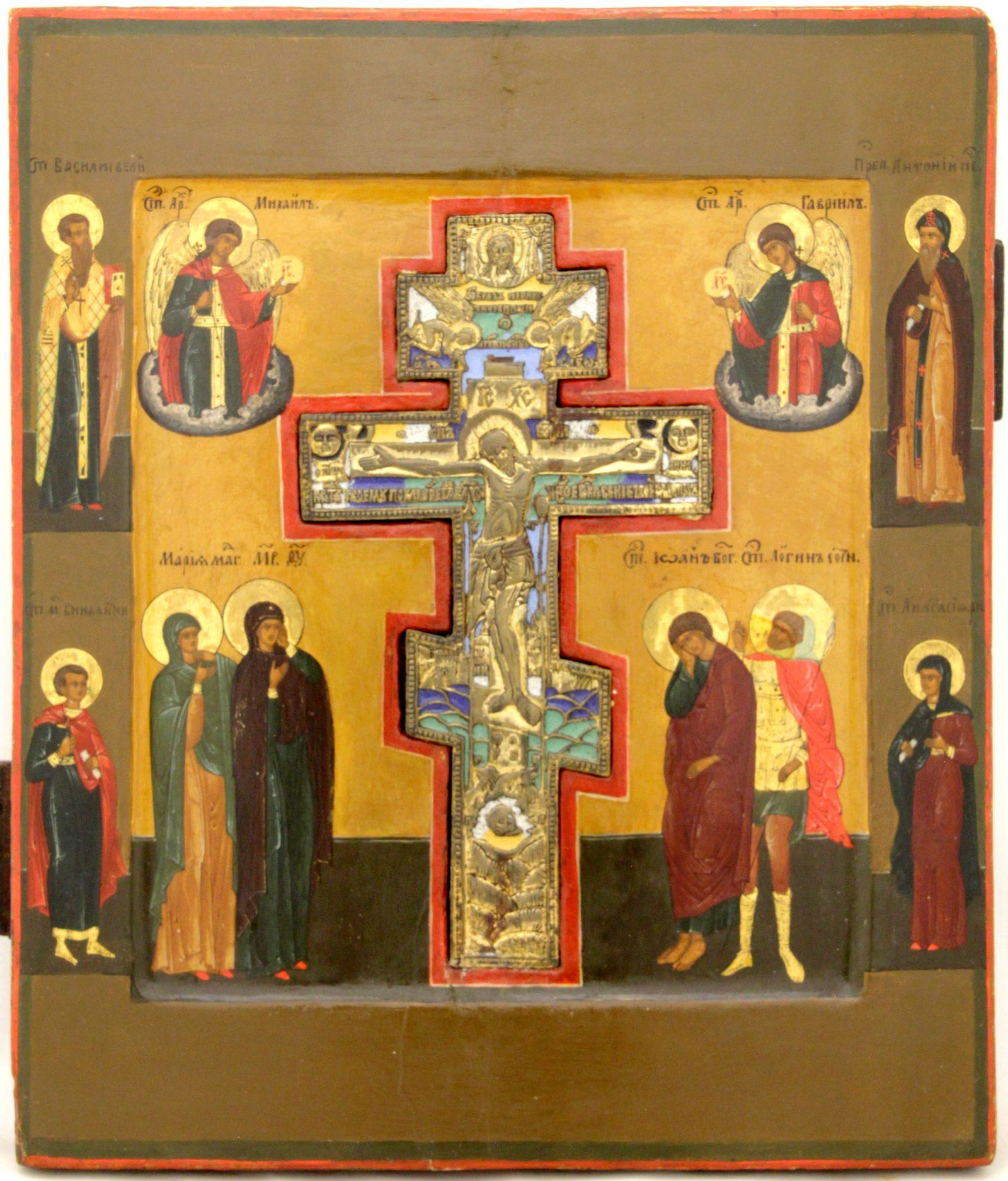 Crusifixion and Saints (1 of 1)