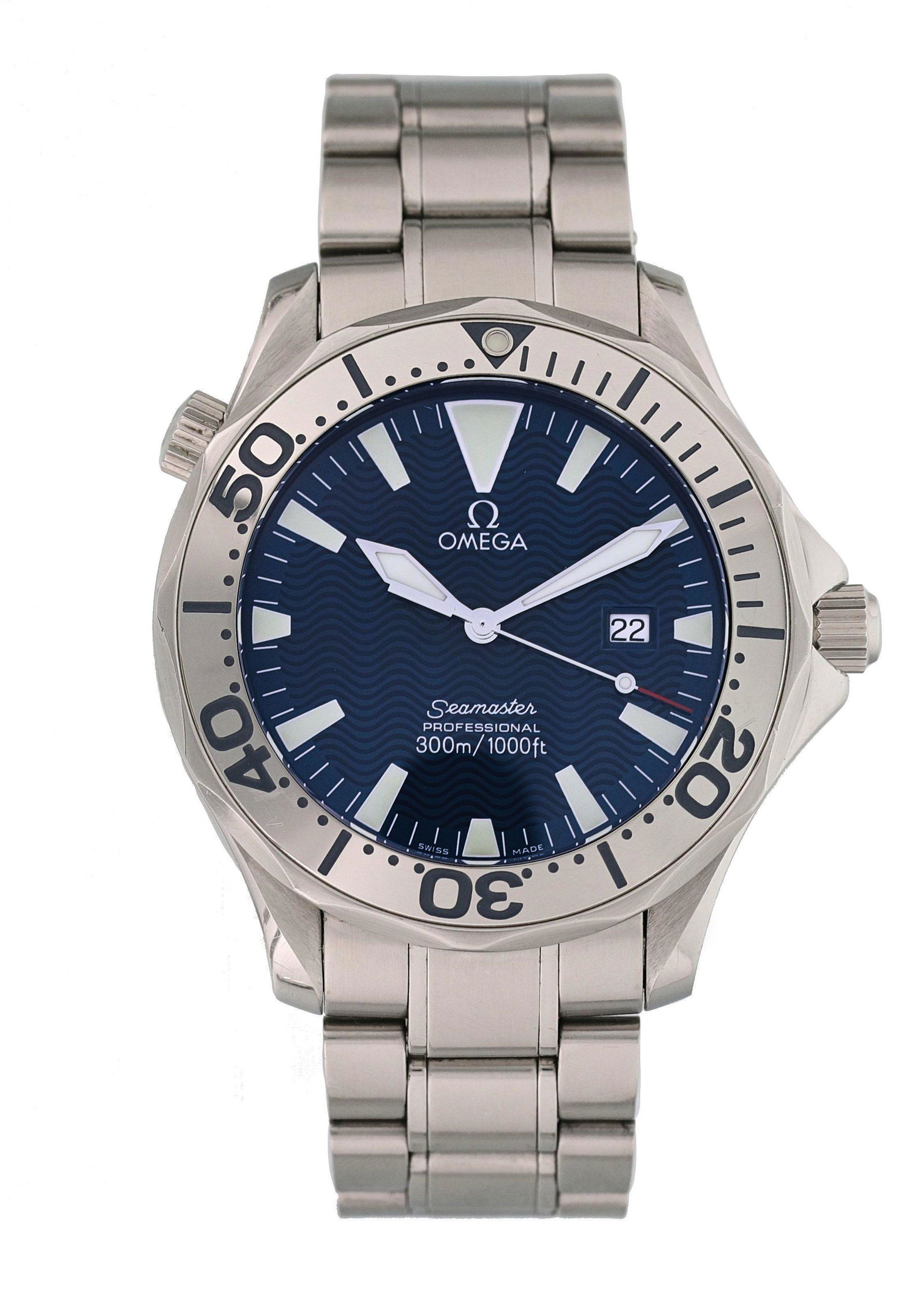 Omega Seamaster 2265.80.00 Electric Blue Mens Watch (1 of 2)