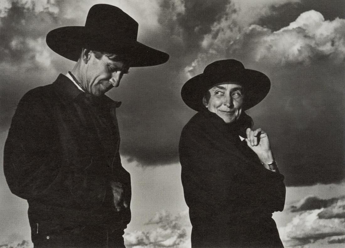 ANSEL ADAMS - Georgia O'Keeffe and Orville Cox, 1937 (1 of 1)