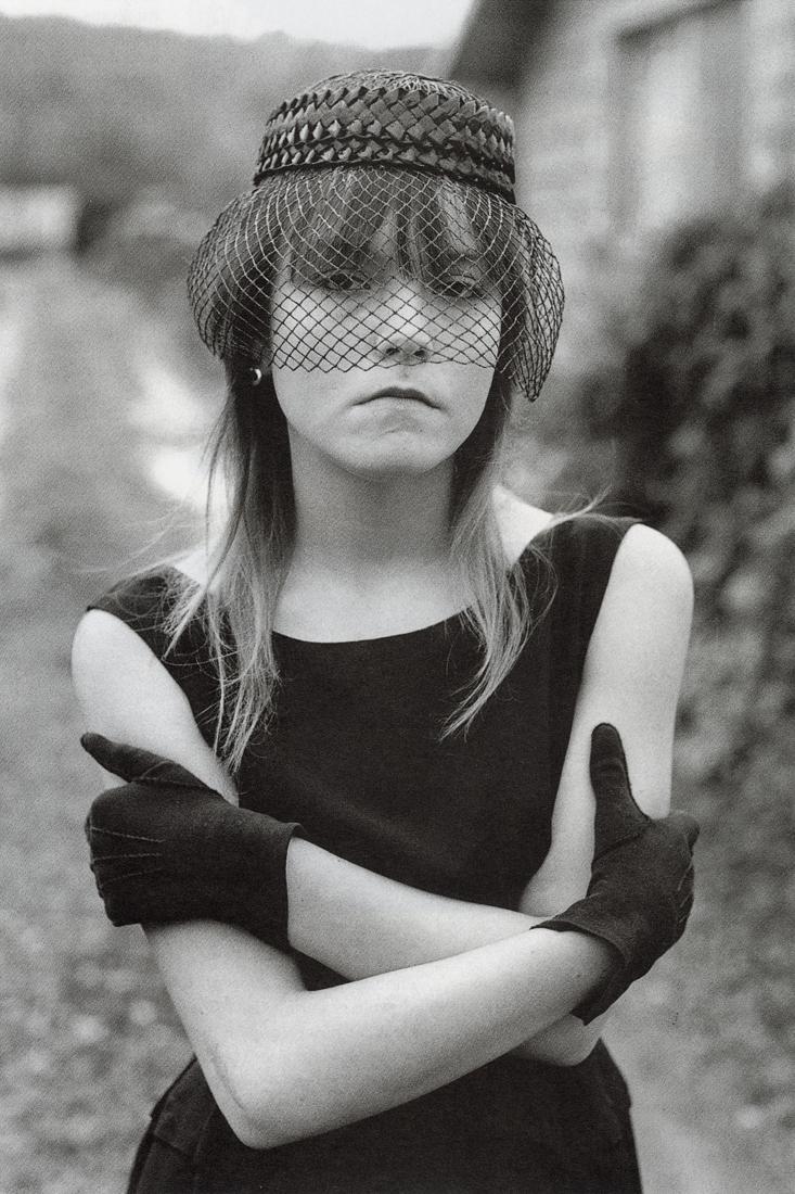 MARY ELLEN MARK - "Tiny" in Her Halloween Costume: Artist: Mary Ellen Mark Title: "Tiny" in Her Halloween Costume, Seattle, 1983 Medium: Duotone Photo Litho, 1984, Japan Dimensions: 5.9x8.85" Description: Heat Wax Mounted on 8.5x11" Conservation Board