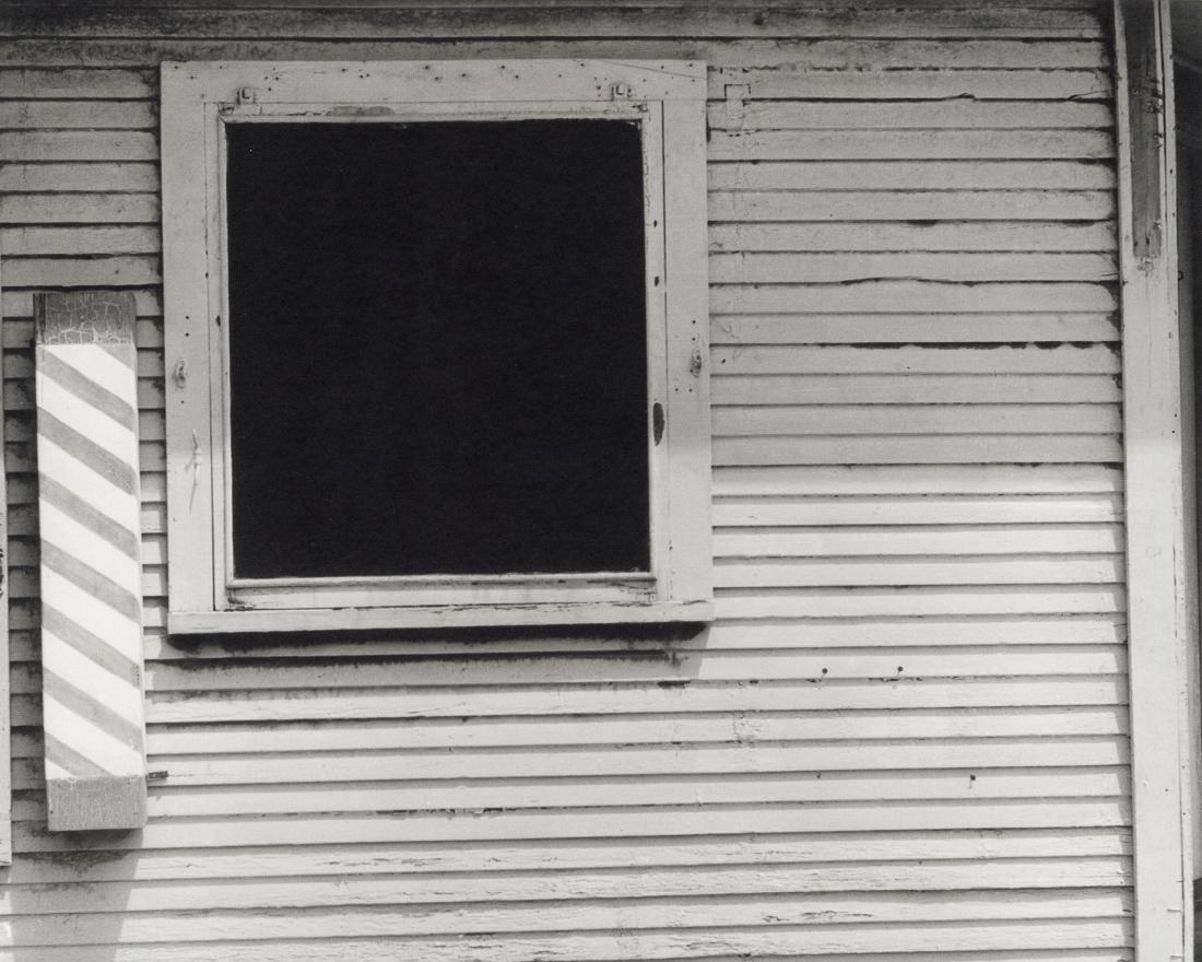 ARNOLD NEWMAN - Barbershop Pole, W. Palm Beach, 1940: Artist: Arnold Newman Title: Barbershop Pole, West Palm Beach, FL, 1940 Medium: Photo Litho, 2008, Germany Dimensions: 9.15x7.35" Description: Heat Wax Mounted on 11x14" Conservation Board Artist Bio: