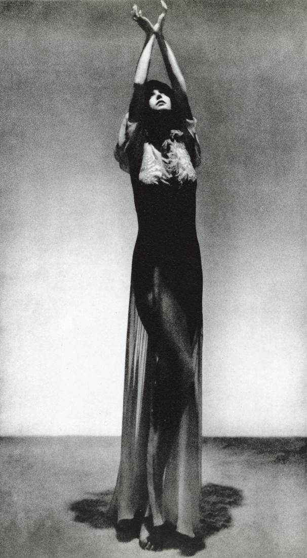 MAN RAY - Sea-Shell Pink Chiffon Night Gown, 1937 (1 of 1)