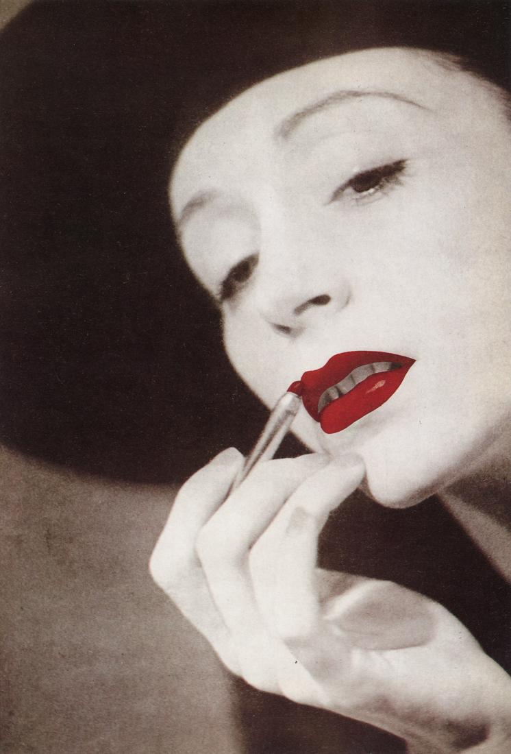 MAN RAY - The Red Badge of Courage, 1937: Artist: Man Ray Title: The Red Badge of Courage, Photographic Print with Color Added During the Offset Printing Process, 1937 Medium: Photo Litho, 1988, Italy Dimensions: 8.15x12" Description: Heat Wa