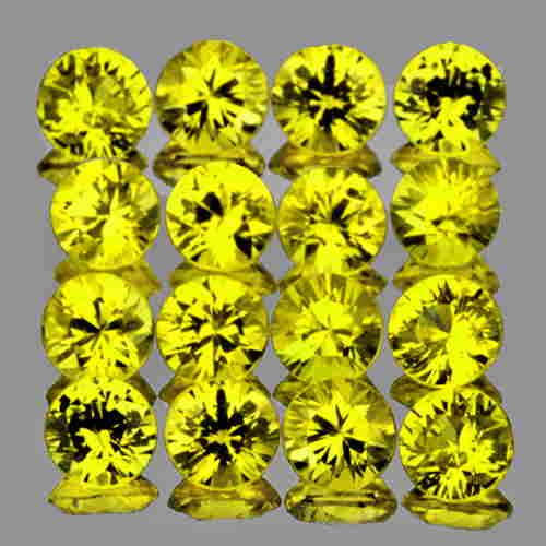2.20 mm 20 pcs Round Diamond Cut Best AAA Canary Yellow (1 of 2)