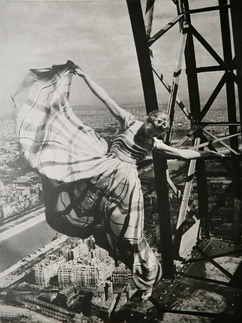 Erwin Blumenfeld - Model Lisa Fonsaagrives Eiffel Tower (1 of 1)