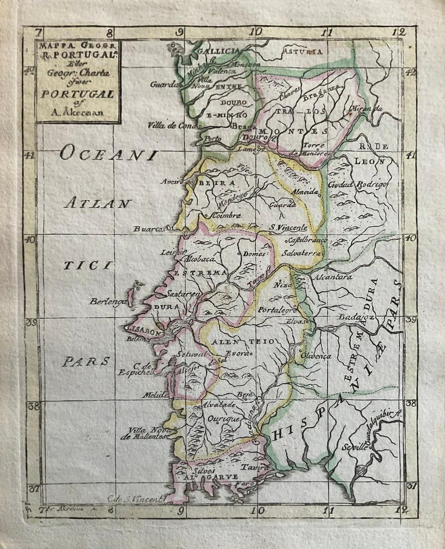 Portugal, RARE Swedish issue by A. Akerman 1768-1774. (1 of 1)