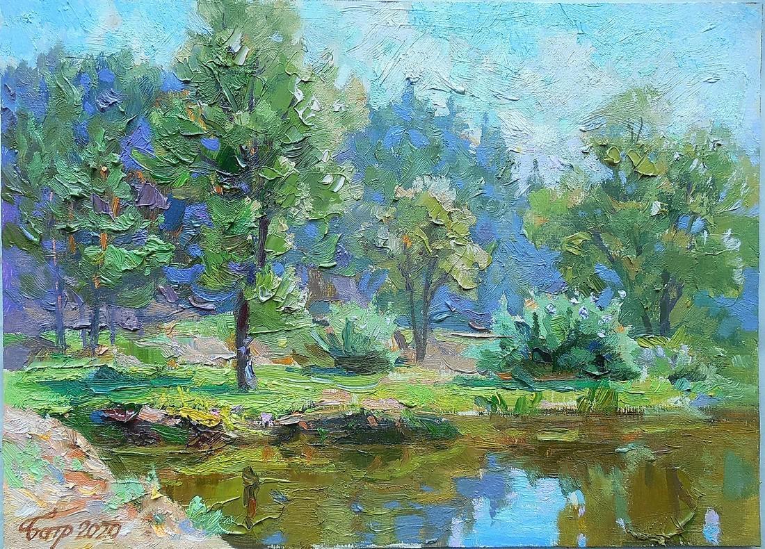 Oil painting Sunny day Petrakov Volodymyr (1 of 6)