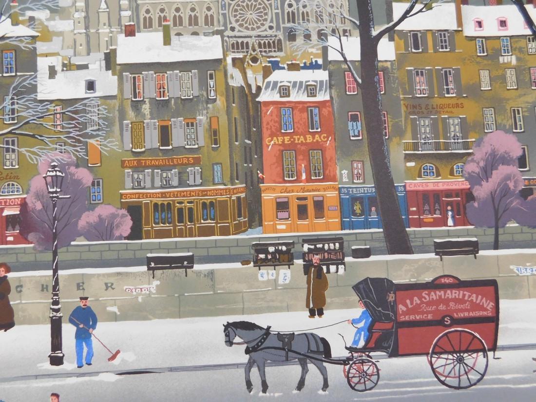 Michel Delacroix: La Neige sur la Seine (1 of 7)